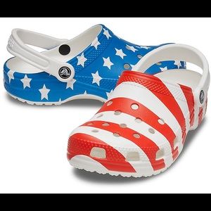 Classic American Flag Crocs
